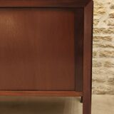 Vintage Scandinavian design sideboard with tambour doors