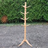 Wooden coat rack