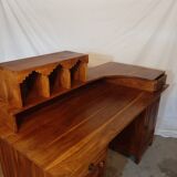 Subtle and neat solid rosewood desk