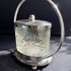 Biscuitier cristal taillé et métal argenté F. W. Quist (1831-1903)