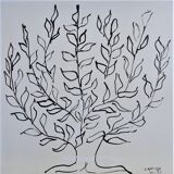 Matisse after Le buisson, 1994. Lithograph on strong paper