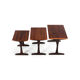 Mid-century danish rosewood pull out tables, 1960s