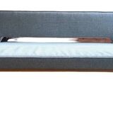 Vintage Scandinavian sofa, vintage Scandinavian teak bench, wool sofa