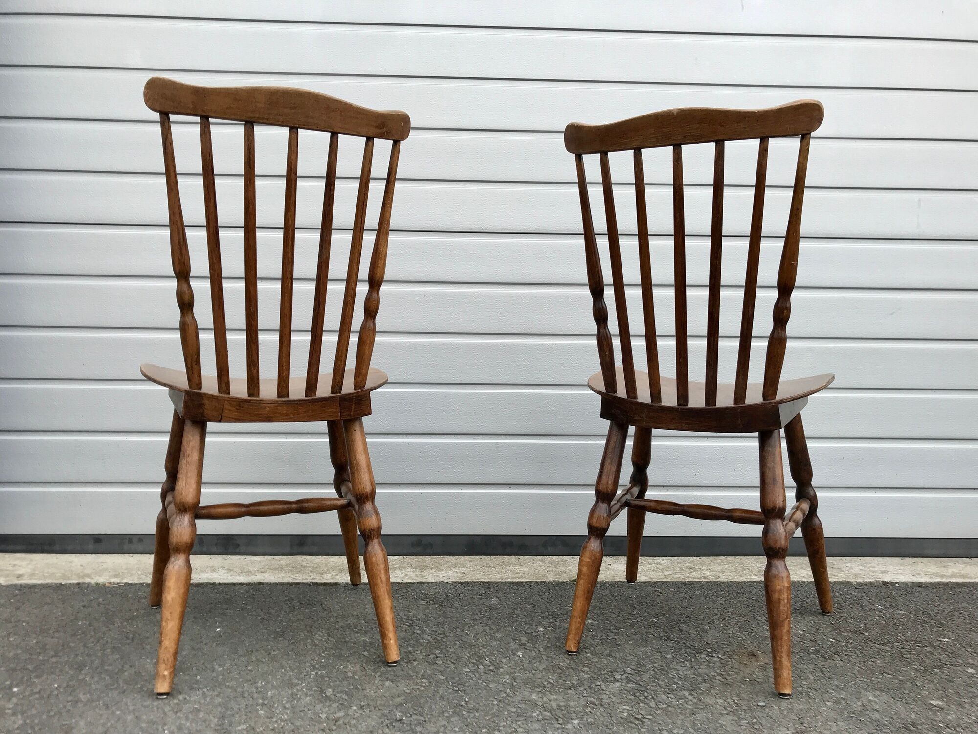 10 bistro chairs troquet "menuet" baumann 1970