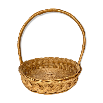 Vintage wicker basket