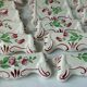 Suite of 18 knife holders in faience of luneville model reverbere