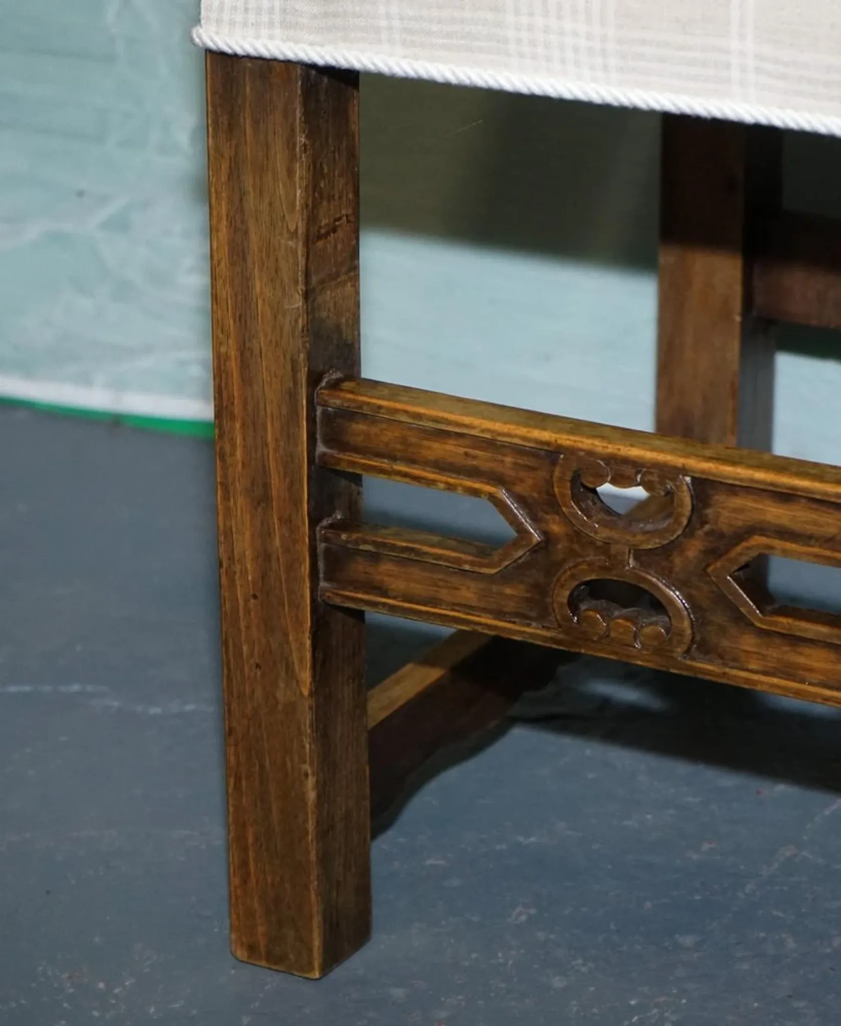 Victorian Armchairs with Carved Wood Details, Set of 2