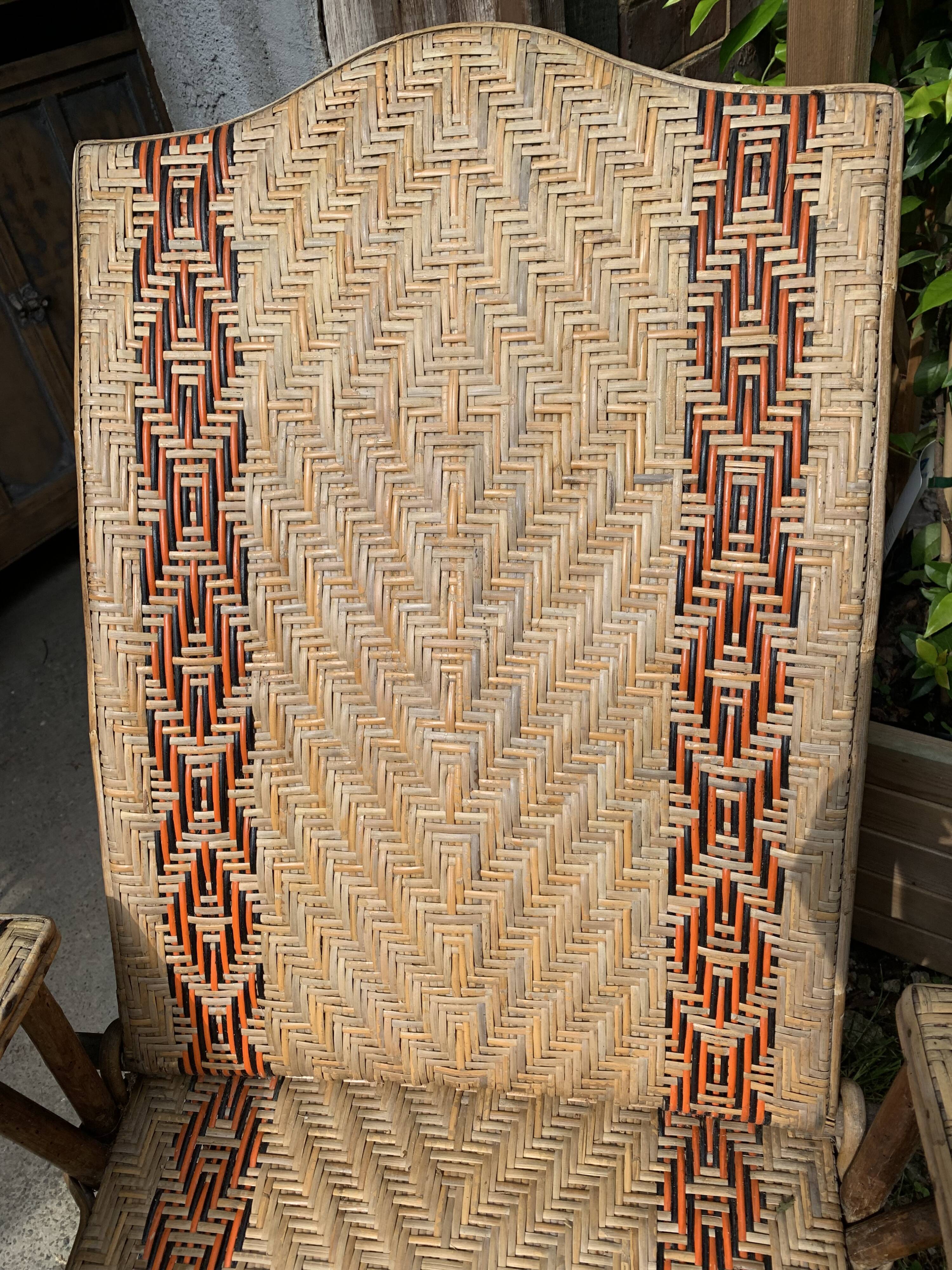 Chilean commoner wicker lounge chair