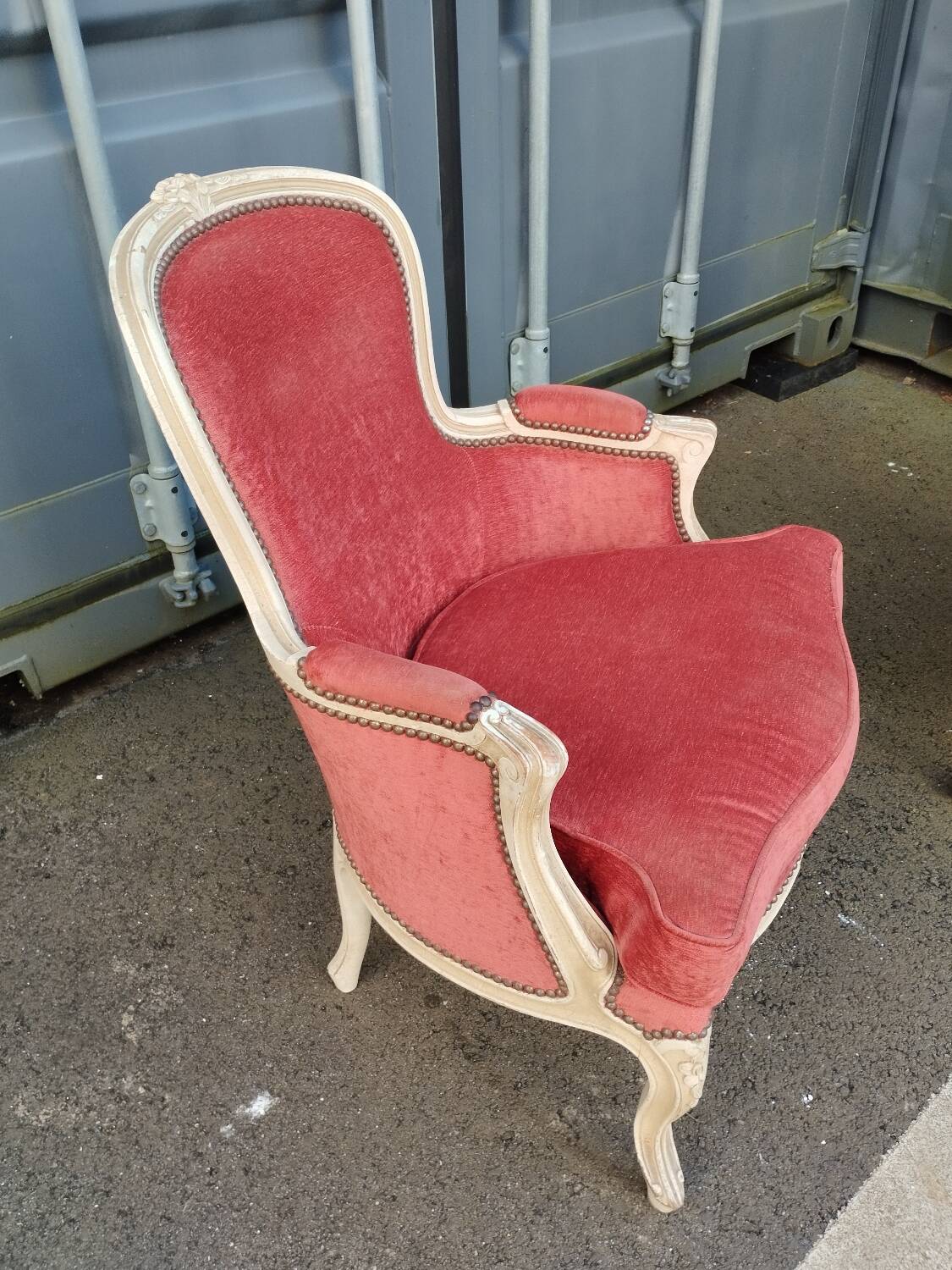 Pair of old Louis XV style armchairs