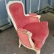 Paire de fauteuils anciens style Louis XV