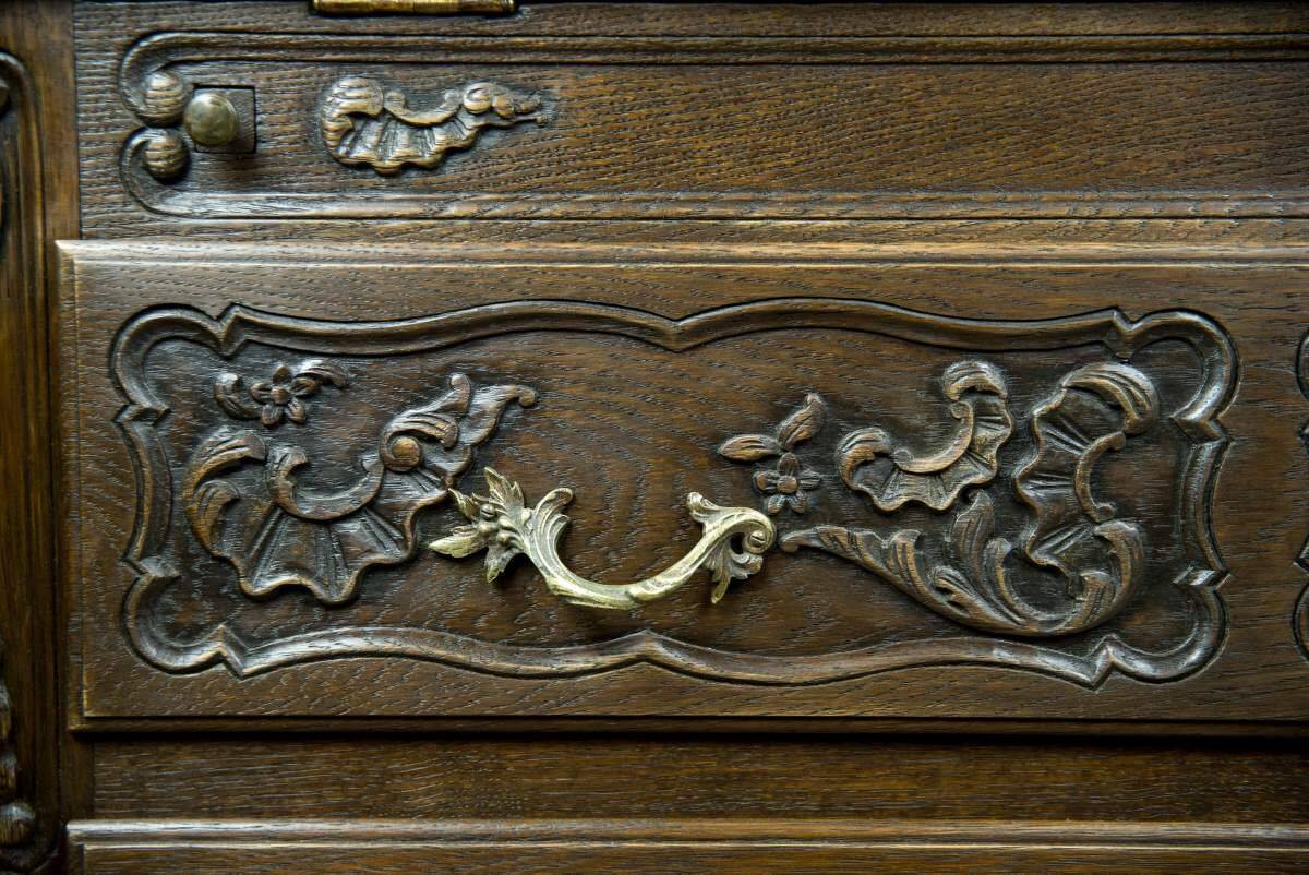 Vintage Writing Desk in Neo-Rococo Forms, 1950s