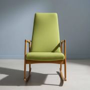 Drevotvar Scandinavian style rocking chair, Czechoslovakia, 1960s–1970s