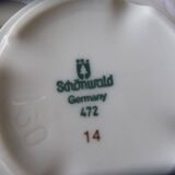 6 advertising coffee cups 70s Jacques Vabre