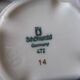 6 advertising coffee cups 70s Jacques Vabre
