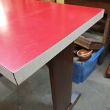 30s/40s bistro table in red formica