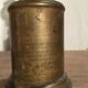 Late XIX brass Pigeon Lamp