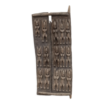 Old Dogon wooden gate of Mali