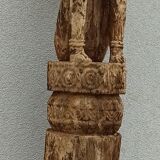 Ancient wooden ancestor statue of the Leti Islands, Indonesia