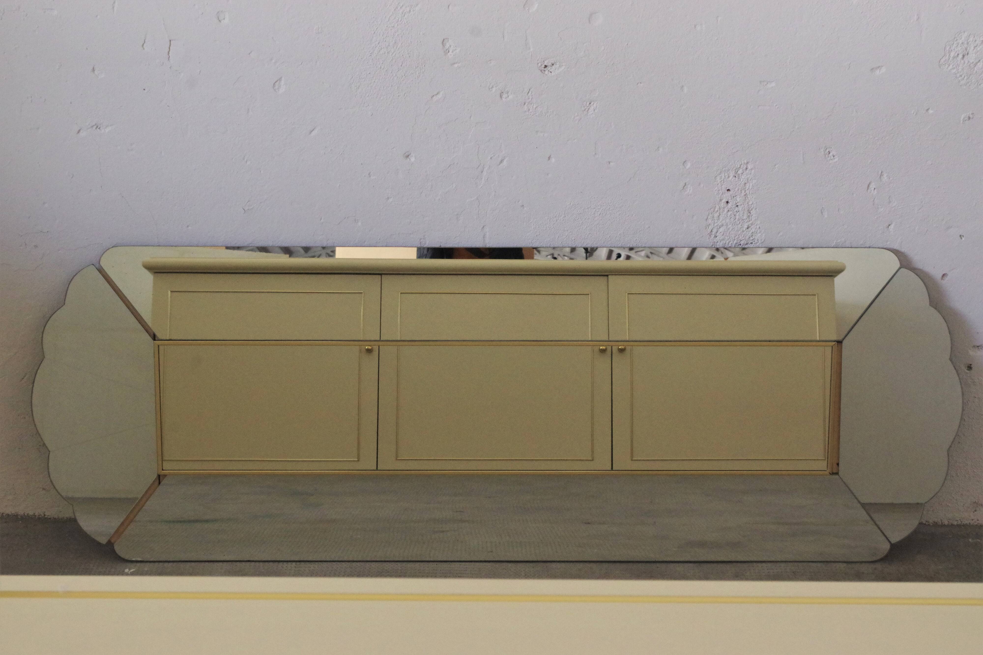 Enfilade et miroir, 1970s, set of 2