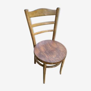Rounded wood kitchen chair baumann
