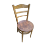 Rounded wood kitchen chair baumann