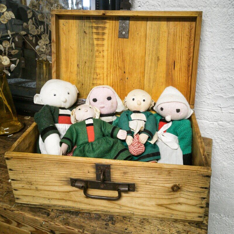 Caisse en bois brut