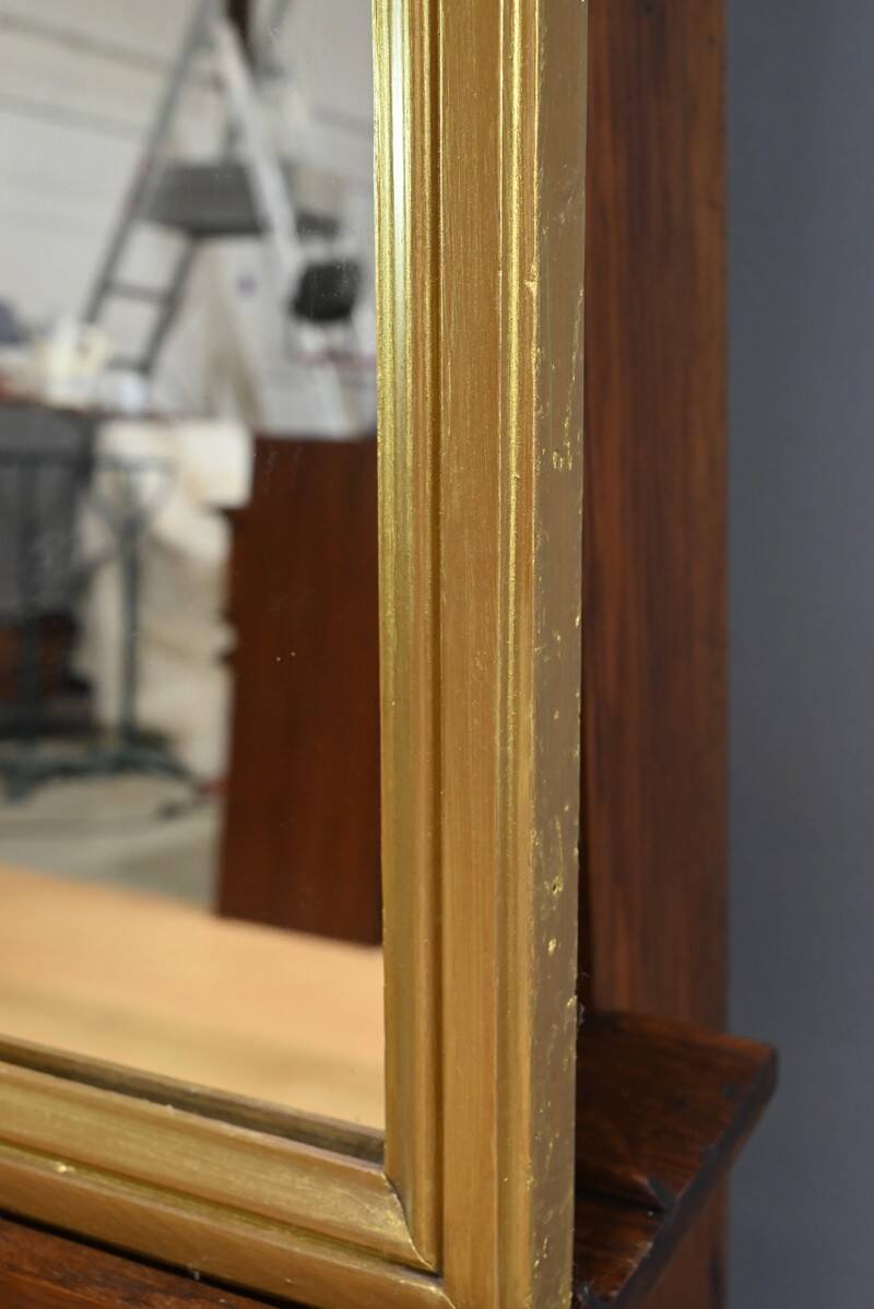 Gilded Wood Mirror, Maison Texier, Nantes – Late 19th Century