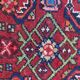 Handmade ancient persian hamadan carpet 120x204 cm