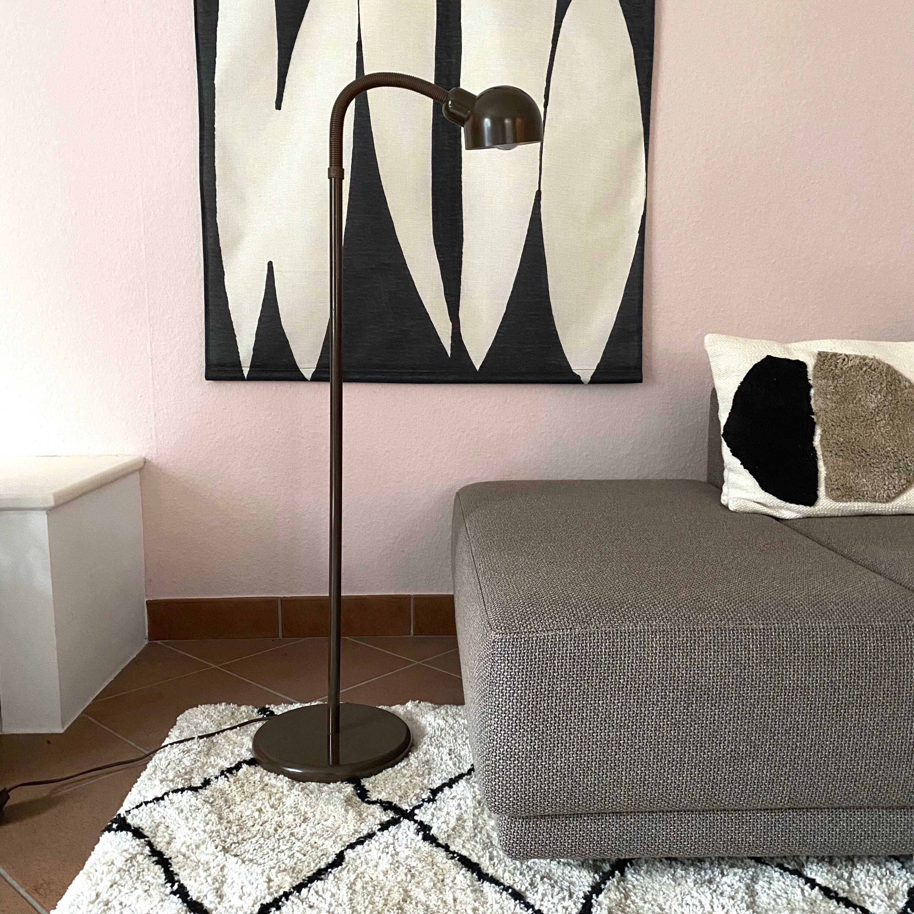 Vintage floor lamp Sölken Leuchten, 70's lamp, Mid Century Interior,