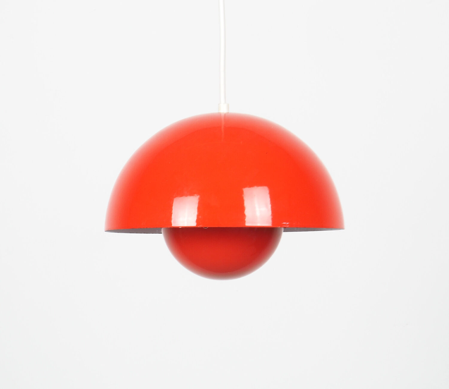Flowerpot hanging lamp by Verner Panton for Louis Poulsen