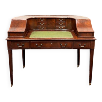 Classic English Chesterfield Secretary Desk