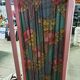 Ancient screen with four roses 50s