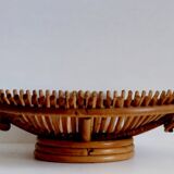 Vintage bamboo basket