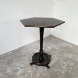 1900 lion paw pedestal table