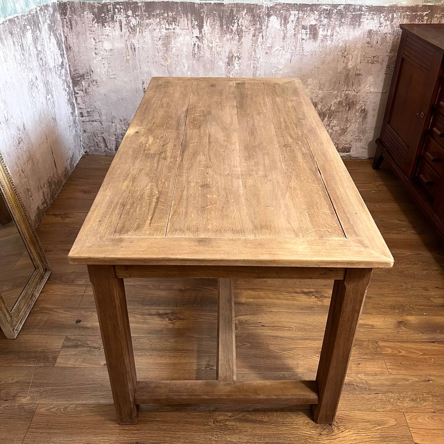 Oak farmhouse table