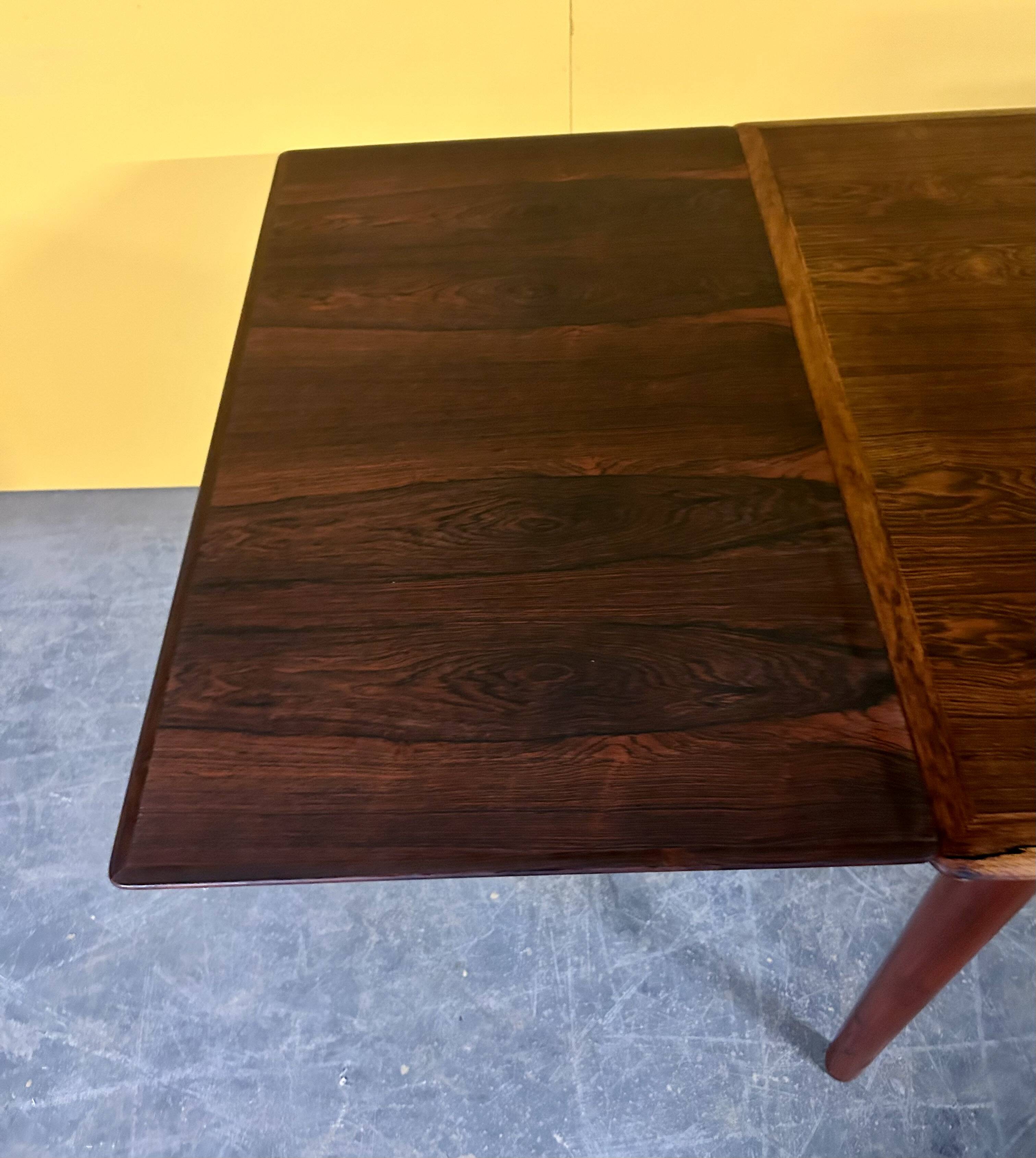 Danish mid -century rosewood dining table 1960s
