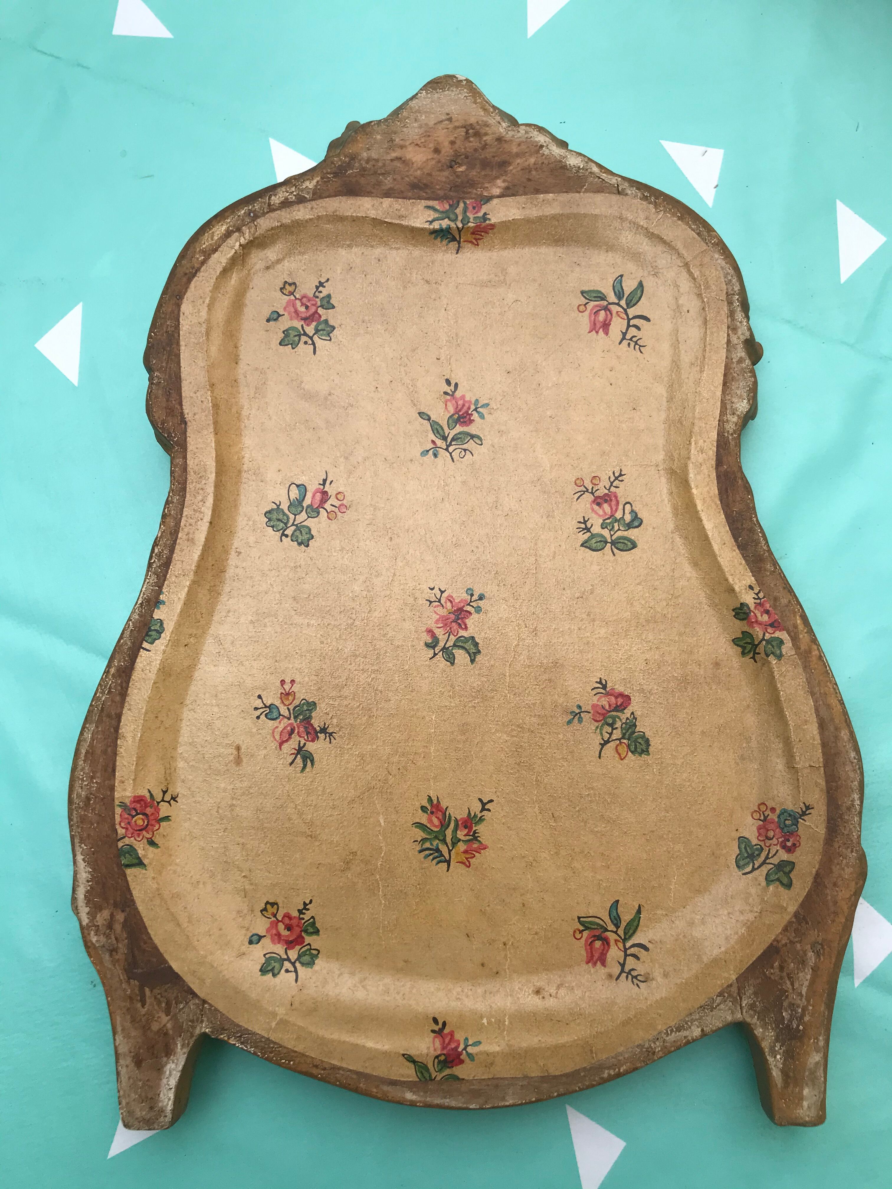 Miroir doré 31x22 cm
