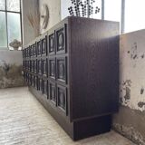 Brutalist sideboard attributed to De Coene, 1970s