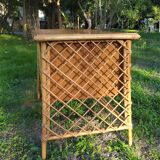 Desk Louis Sognot rattan