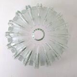 Vintage 80s glass ceiling or wall light