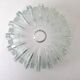 Plafonnier ou applique verre vintage 80s