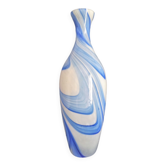 Grand vase soliflore en verre de Murano, H - 38 cm.