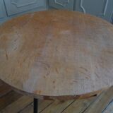 Side table in wood and metal vintage 1960s