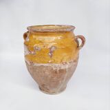 Pot a graisse confit vernissée ancien