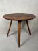Table d'appoint vintage 'japandi' – chêne