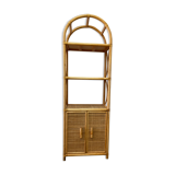 Vintage rattan floor