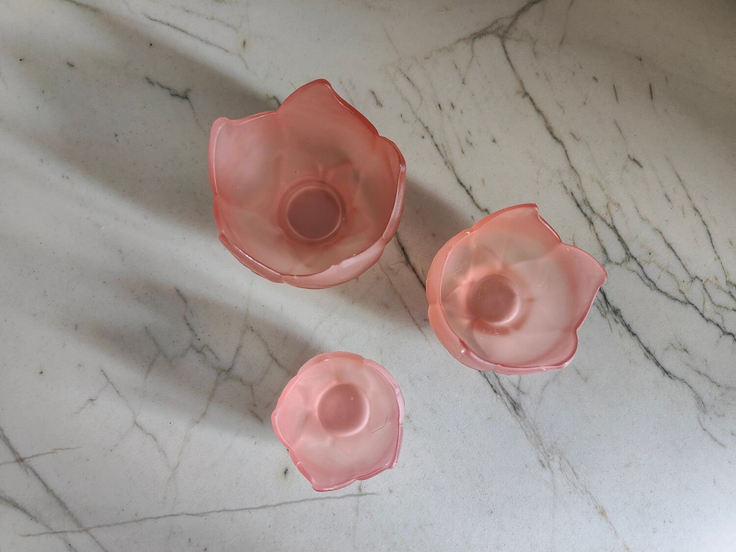 Three candle holders