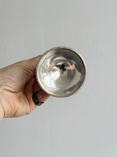 Antique metal vase in Art Deco style