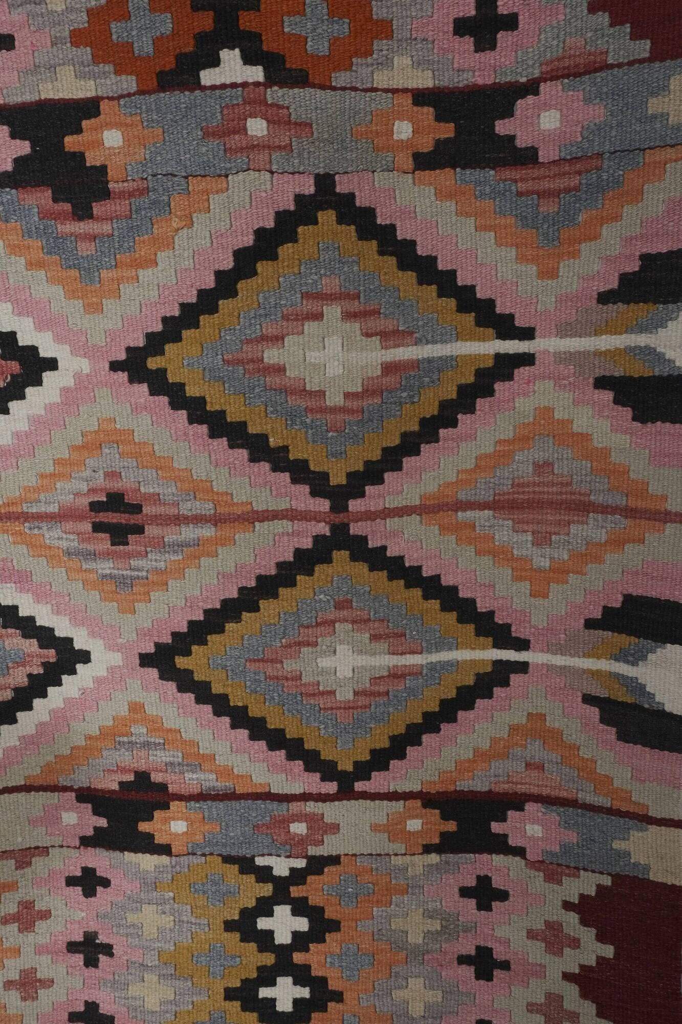 Vintage Turkish hallway rug 80x426 cm