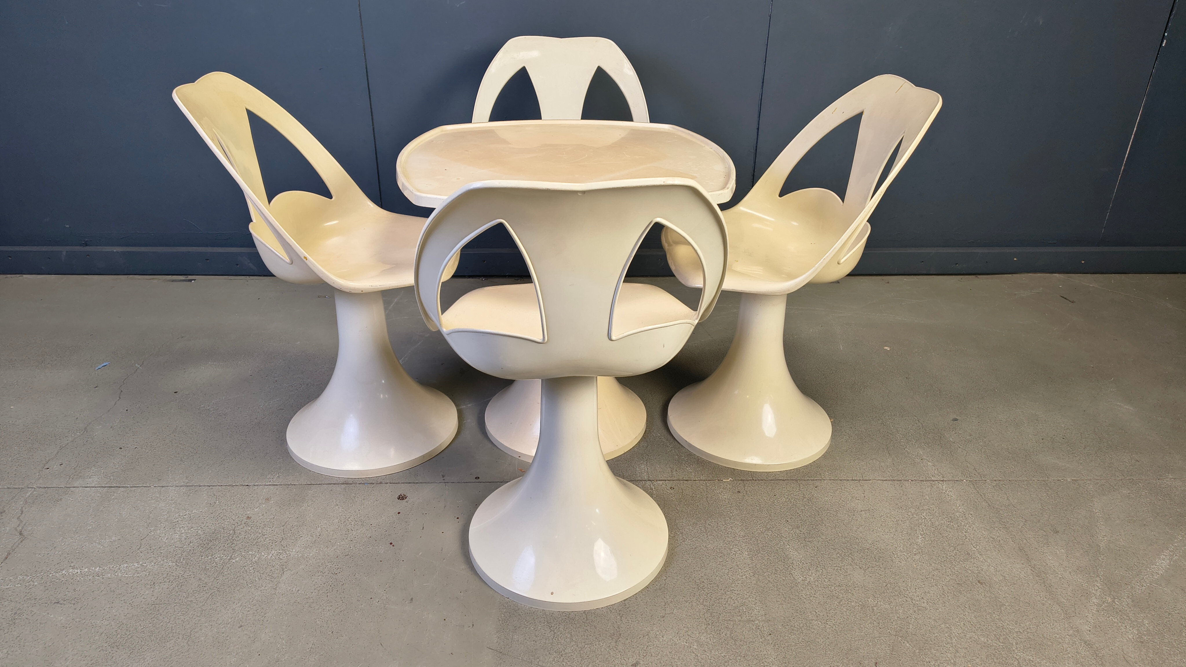 Ensemble de salle à manger Space Age, années 1960